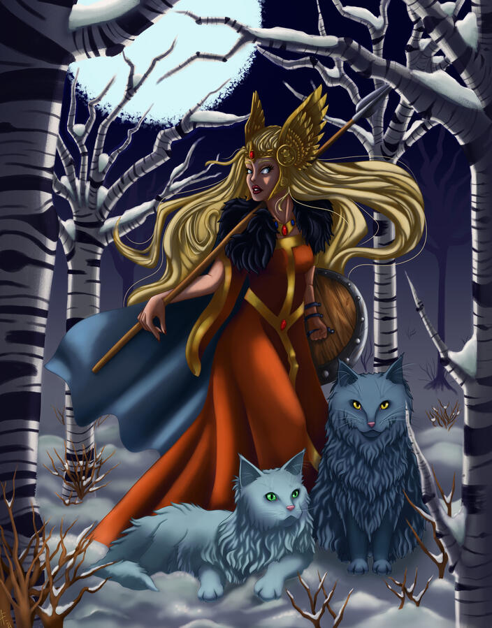 Freya, Queen of the Valkyries Freya, Queen of the Valkyries
